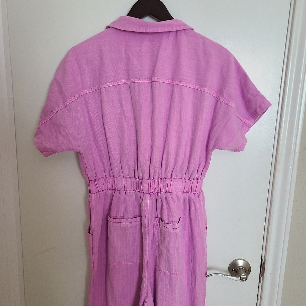 Universal Thread Pink Women  Pink Jumpsuit Size 8 Barbie Pink - Picture 10 of 15